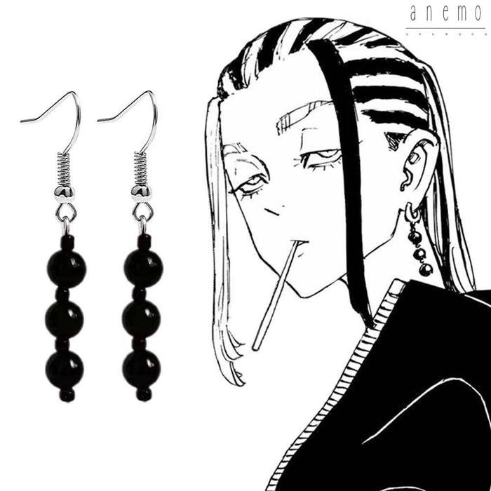 Anemone Tokyo Revengers Anting Unisex Anime Pendant Earrings Perhiasan