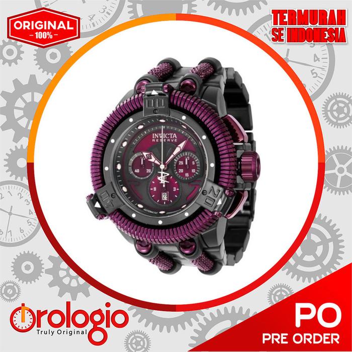 Invicta Reserve King Python Men's - 50mm, Burgundy, Black (42902)