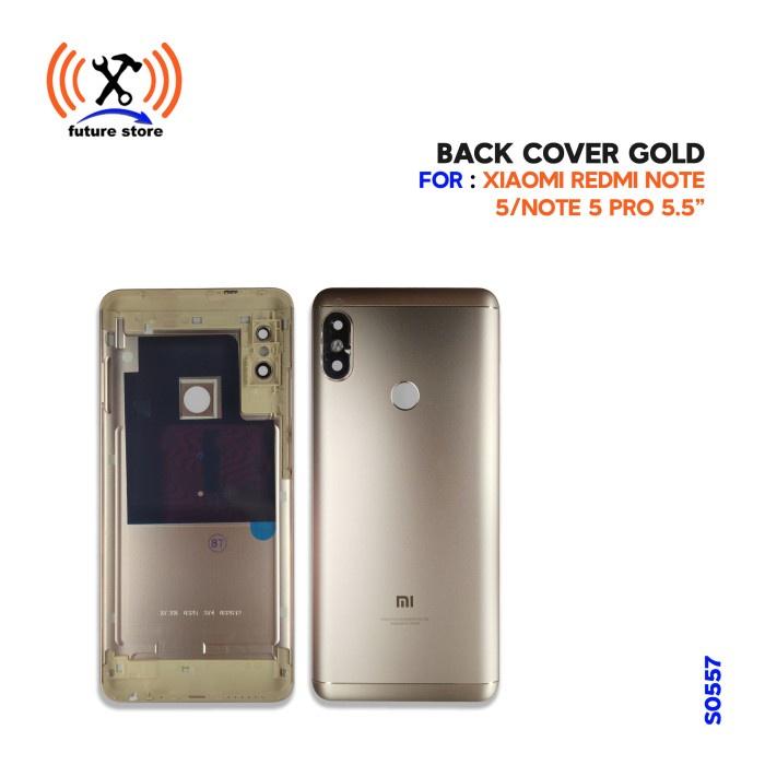 Backdoor - Back Cover Gold For Xiaomi Redmi Note 5/Note 5 Pro 5.9"