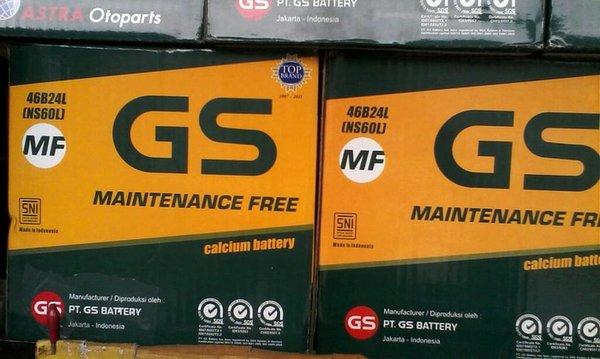 Aki Mobil Suzuki Ertiga GS ASTRA type NS60L MF Aki kering Limited