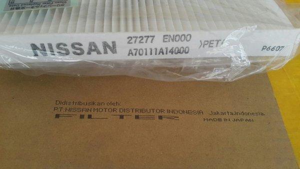 Xtrail T31 Filter kit AC kabin 27277-EN025 100 ORIGINAL NISSAN JAPAN