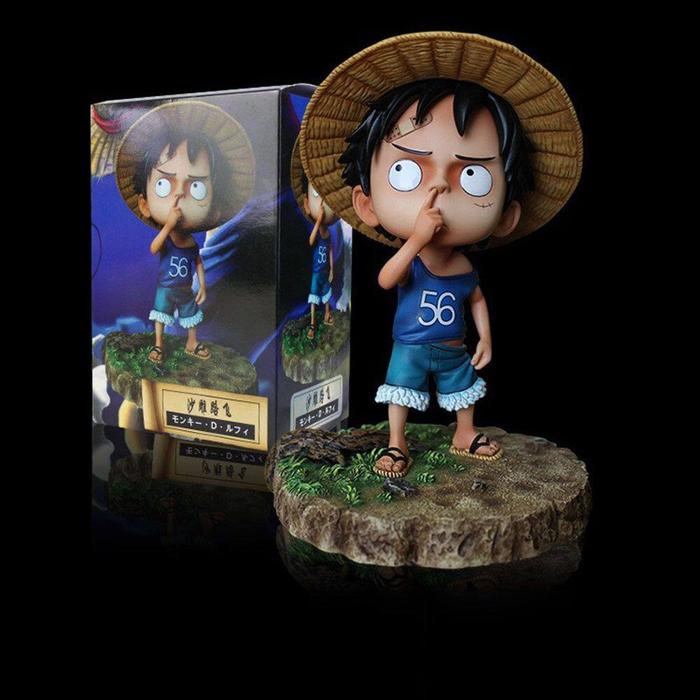 Promo QVPYP Anime Untuk Anak-anak Topi Jerami Mainan Boneka Miniatur M