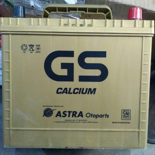 aki mobil battery GS astra type calcium 65B24LS 12v - 55ah Limited