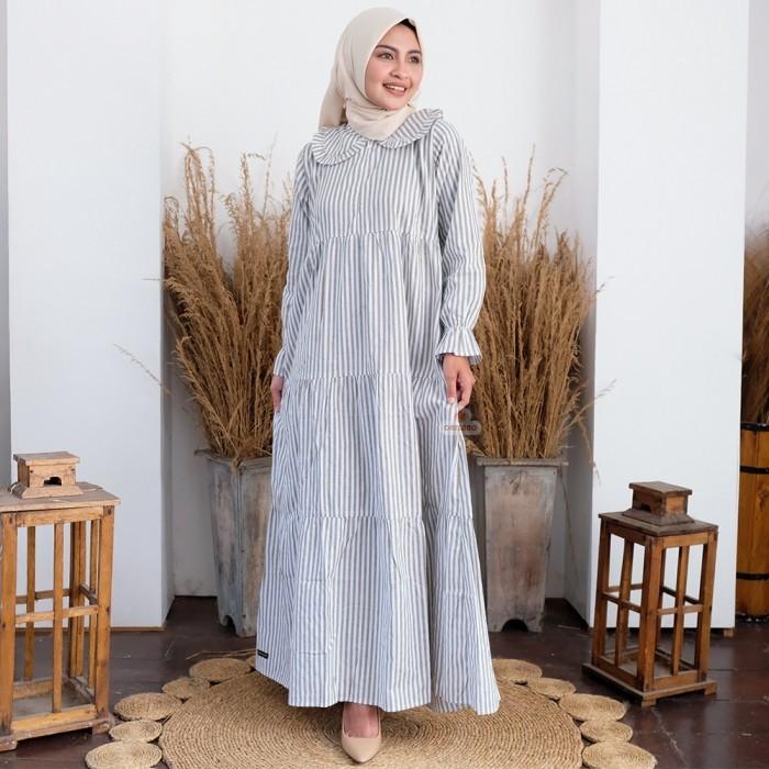 Baju Gamis Muslim Islami Remaja Dewasa Sarimbit Wanita DAMAR