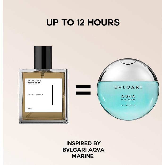 Inspired perfume Aqva marine by De Artisan Perfumery