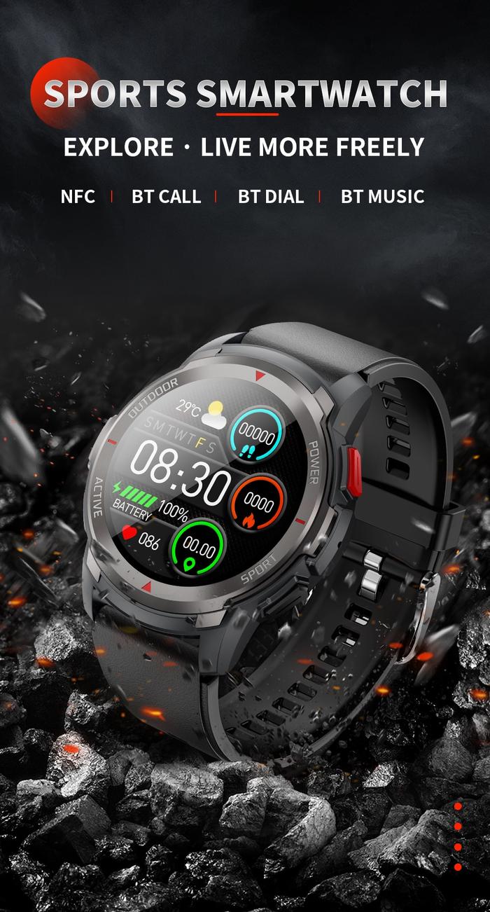 Jam Tangan Pintar Baru 2022 Jam Tangan Pintar Pria Berbagai Mode