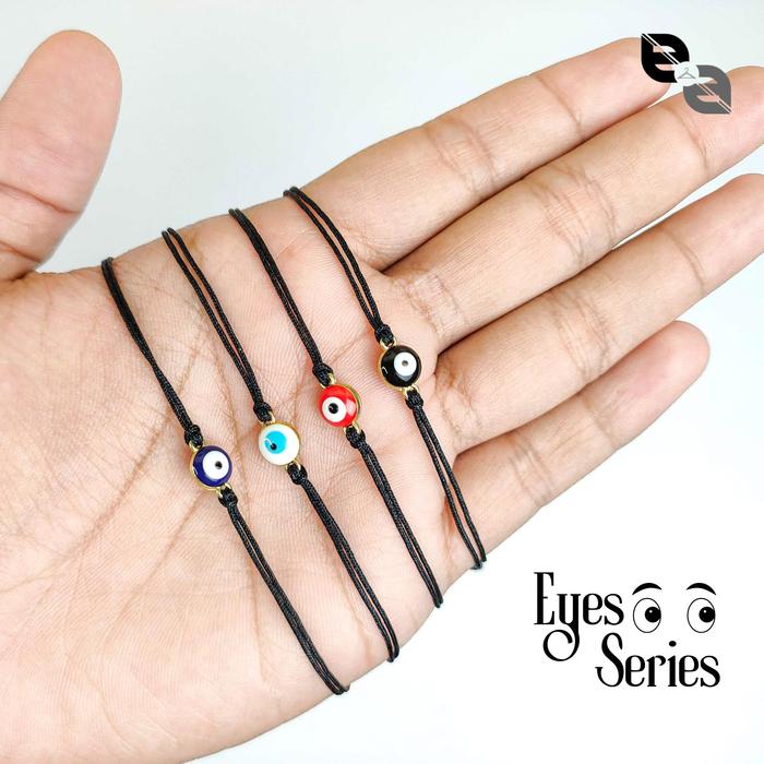Gelang Eyes Series Gelang Tangan Tali Khas Turki Manik Evil Eye