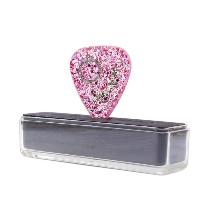 mm Kalung Rantai Liontin Pick Gitar Bahan Resin Untuk Pasangan
