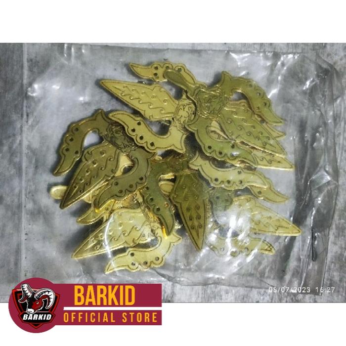 pin bros kujang trisula kodian, isi 20 pcs pin kujang grosir pin peci