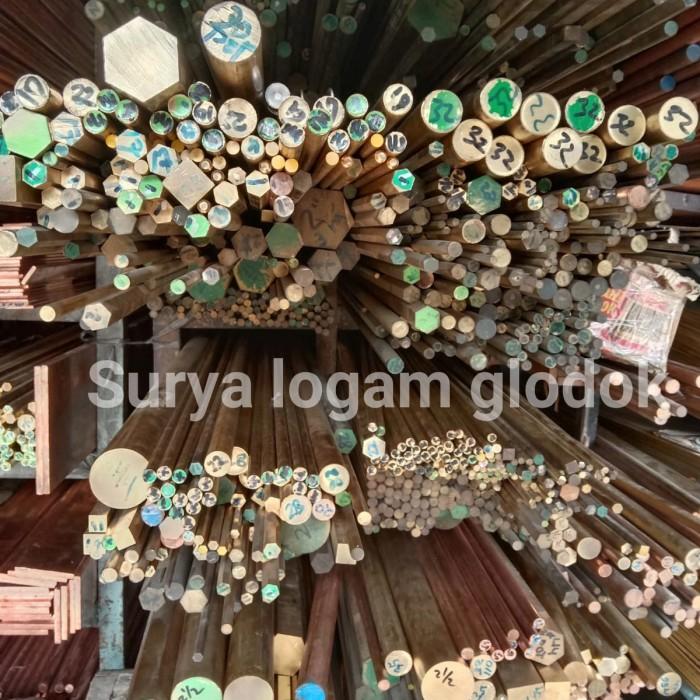 Hexagon Kuningan 7/8 inch ( 22.22 MM ) HEXAGON BRASS ROD SEGI ENAM