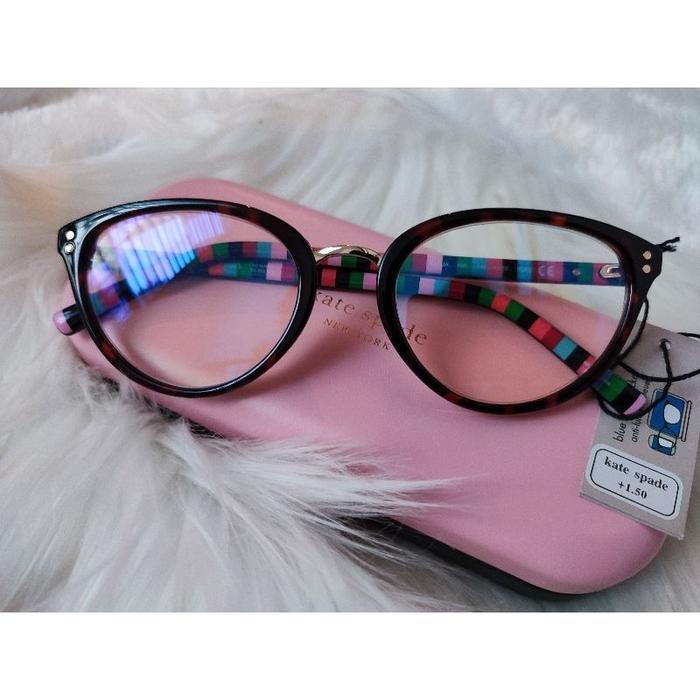 Promo Kacamata Kate spade Cat Eye Emilia 1.5 2 dan normal Limited