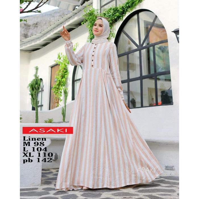 Singgalang Busana Gamis Asaki Mayasari Original Terbaru Edisi Lebaran