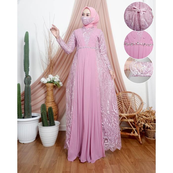 New Produk Gamis Kartika Jannah Kebaya gamis Pesta Kondangan Super Mew