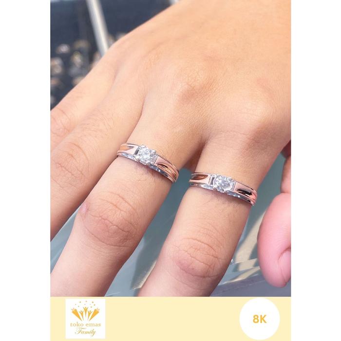 Cincin emas 375 WEDDING COUPLE ring berat 1 - 2 gram an harga Diskon