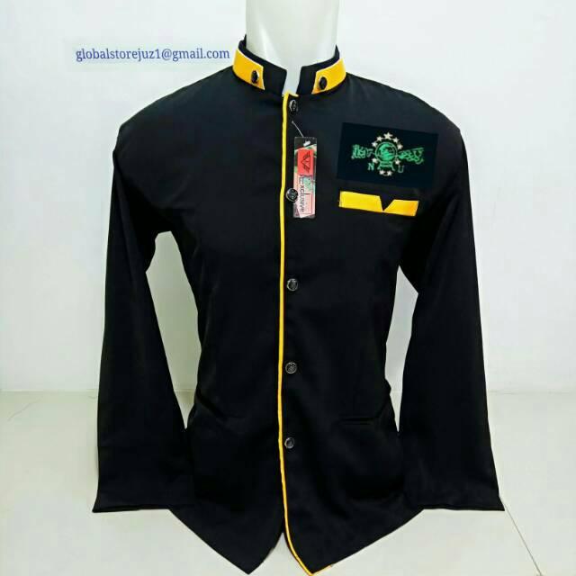 Jasko Jas Koko Lis Bordir Logo Nu Hitam H21 Bahan Hightwis Tebal Halus