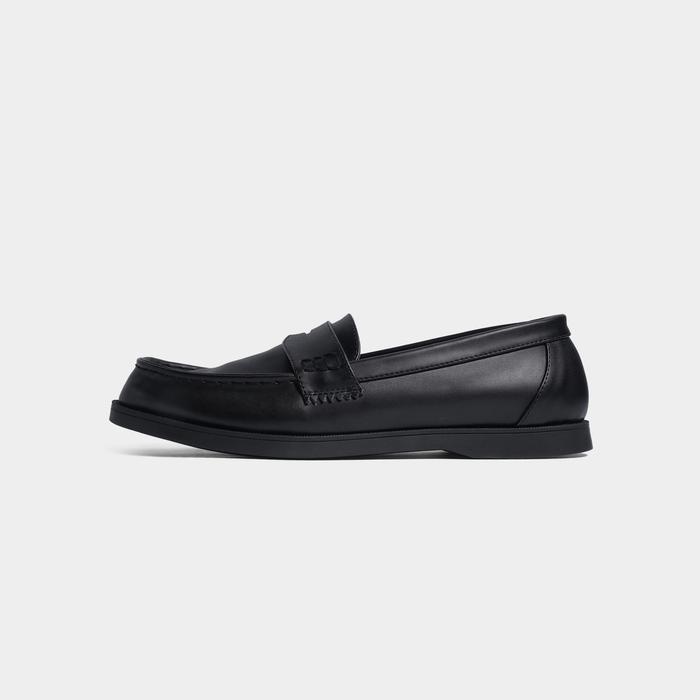 AMBLE - Sepatu Pria - Costa Vegan Black - Loafers - Slip On Limited