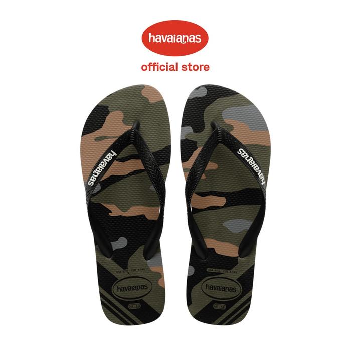 Promo Havaianas Top Camu 0869-Green - Sandal Pria Diskon