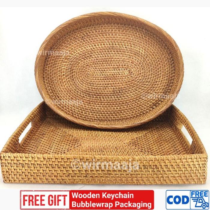 Sembrani Tray Rotan / Nampan Rotan