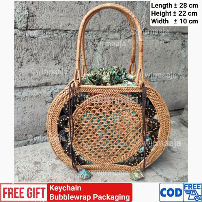 Sembrani Tas Rotan Atte Bulan Sabit