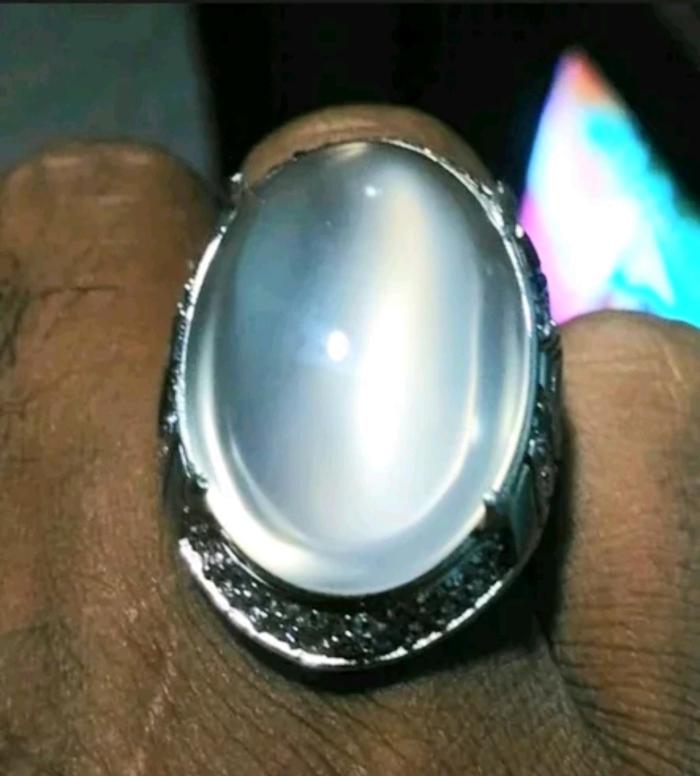Natural White Obi bacan obi putih size kantoran jumbo