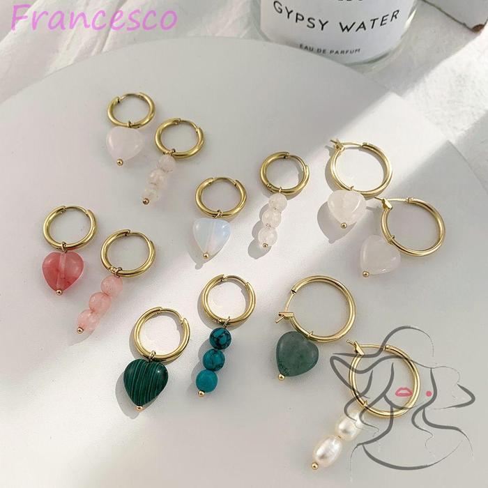 Francesco Anting Bohemian Lucu Sederhana Hati Gaya Etnik Anting