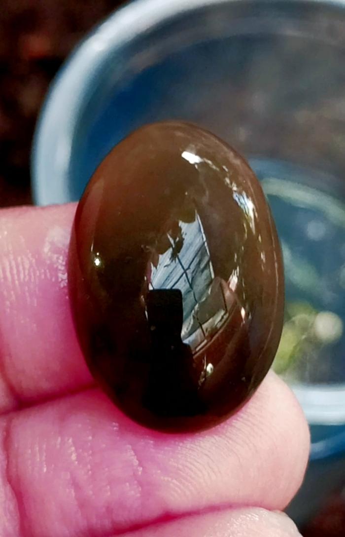 Bacan Obi Hitam kristal size jumbo