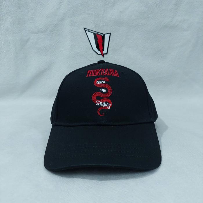 Topi / Baseball Cap Official NIRVANA - SERVE THE SERVANTS Original