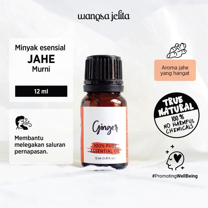 Unik Wangsa Jelita Ginger 100 Pure Essential Oil 12 ml Limited