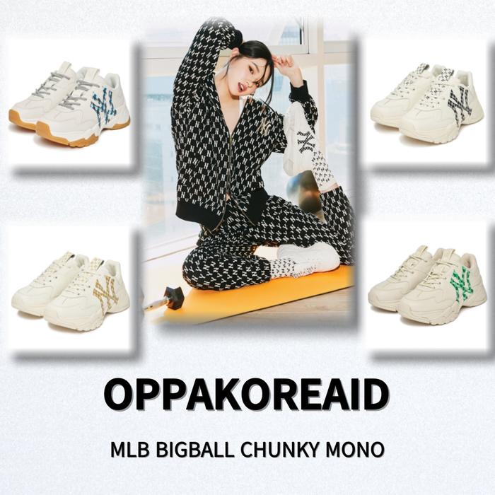 Oppa KR ID - sepatu MLB BINBALL CHUNKY MONO shoes original from korea