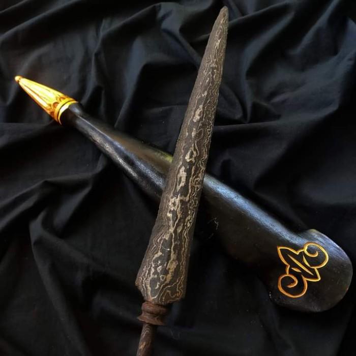 Tombak Godong Pring Pamor Pedaringan Kebak Tangguh Tuban Sepuh Kuno