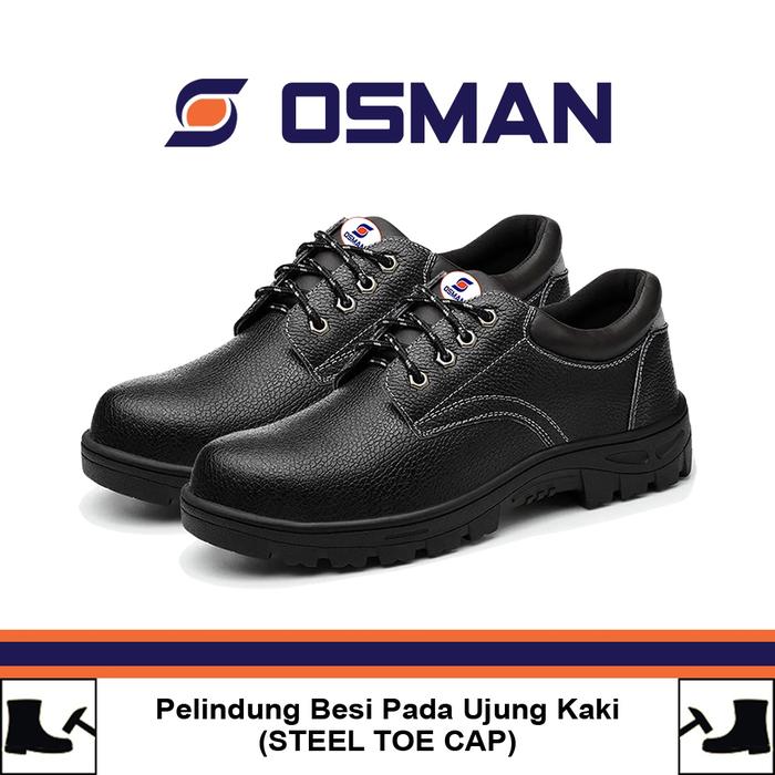 READY! OSMAN Sepatu Safety Shoes Low Cut Sepatu Safety Ujung Besi Tipe