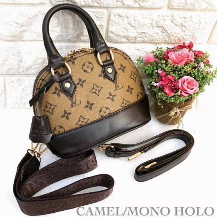 LEWIS Alma [ Apricots ] Tas Impor Import Wanita Cantik Fashion Kulit