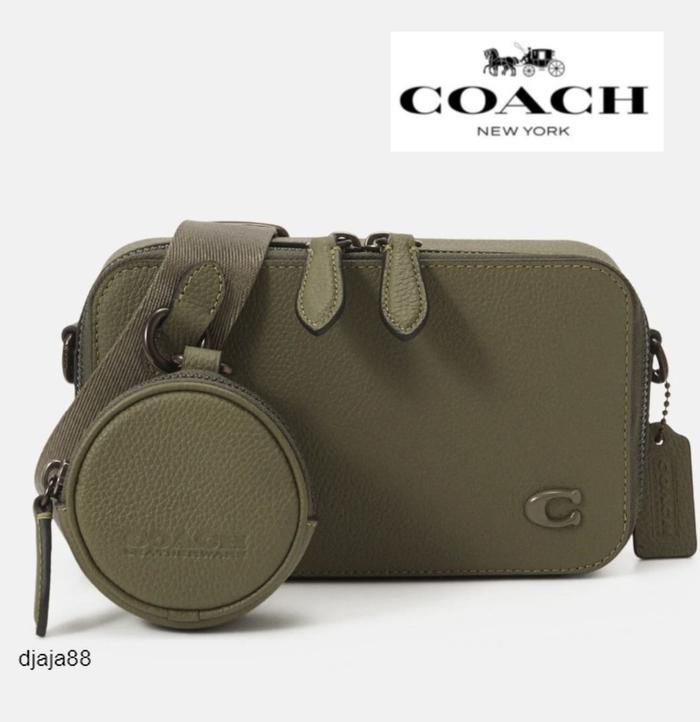 Coach Charter Slim Crossbody Bag In Colorblock Army