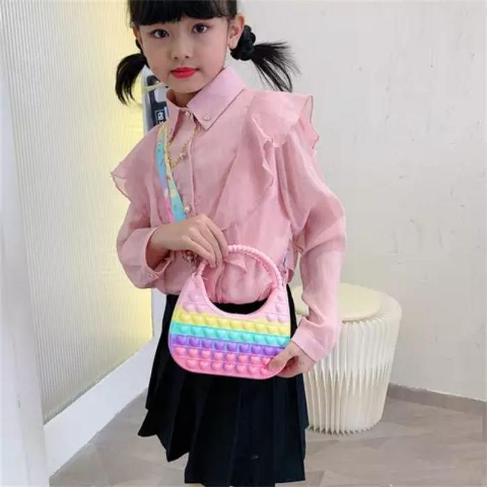 READY! Tas Pop it jumbo handbag LED