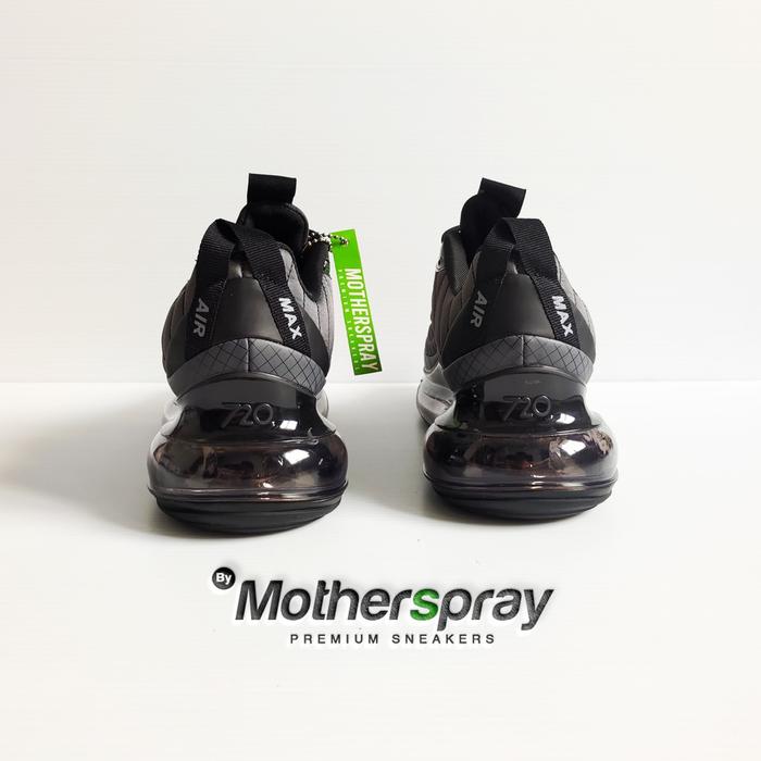 SEPATU AIR MAX 720 818 BLACK GREY PREMIUM By MOTHERSPRAY