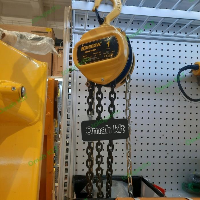 katrol krisbow chain block lift 1 ton Best