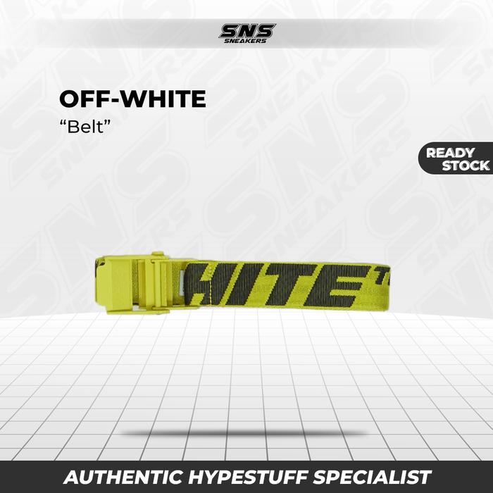 Off White / OW Yellow Belt / Ikat Pinggang 100% Original Authentic