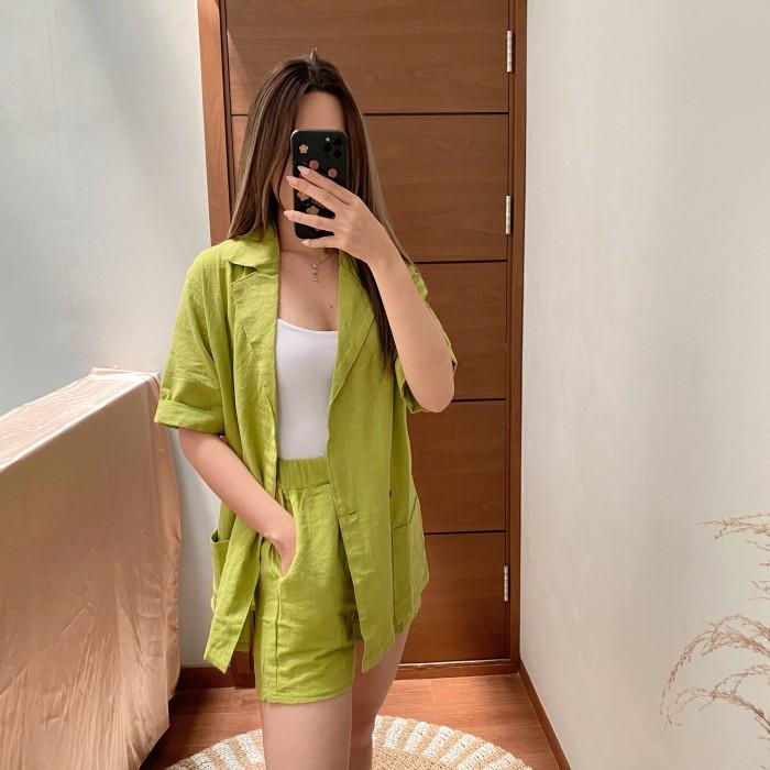 HA RI SET | FASHION WANITA | BLAZER SET | SETELAN BLAZER CELANA PENDEK