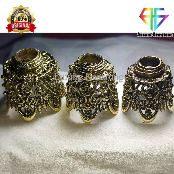 Cincin Ring Mendak Keris Tajong Melayu Besar Logam Coin murah