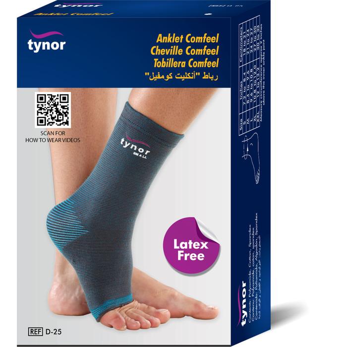 TYNOR Ankle Comfeel Pair D25TYNOR Ankle Comfeel Pair