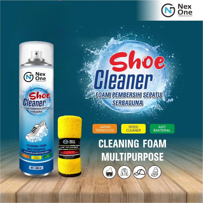 Shoes Instant Cleaner Foam Cleaner Pembersih 300ml Foam Cleaner Cairan
