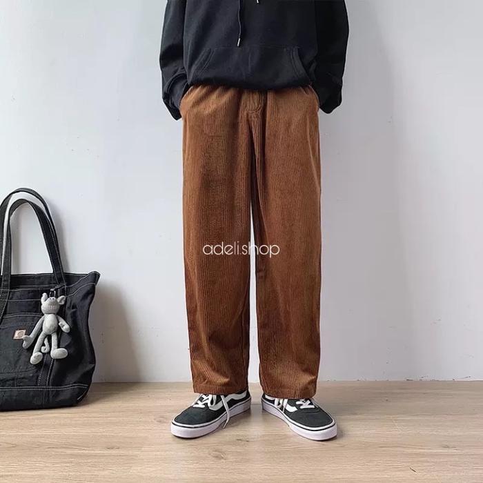 div CORDUROY PANTS PRIA SECOND