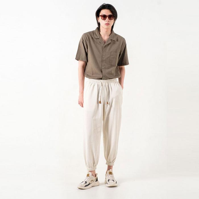 div 3Second Celana Panjang Harem Jogger Pria Summer Loose Trousers