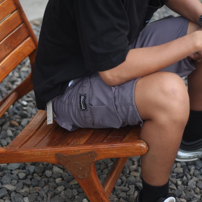 tab Celana Cargo Pendek Kualitas No 1 Pria Bahan American drill ori