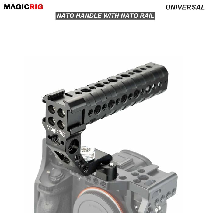 Magicrig Quick Release Nato Top Handle Kit With Nato Rail Cold Shoe