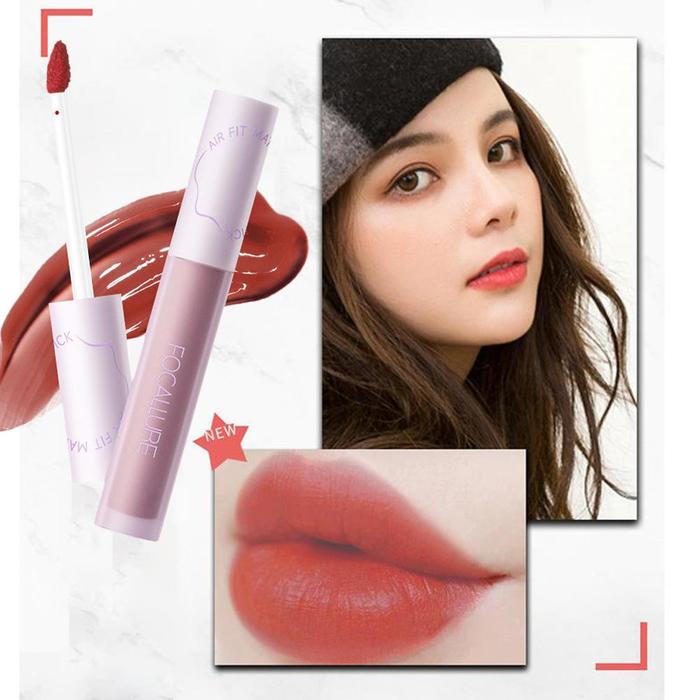 Focallure Lipstik Mousse Glasir Bibir Tahan Air Tahan Lama