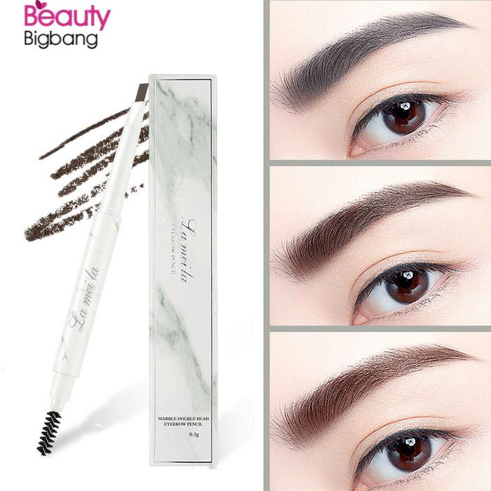Penebal Alis Mata, Kepala Ganda Penebal Tato Cat Alis Tahan Air Makeup