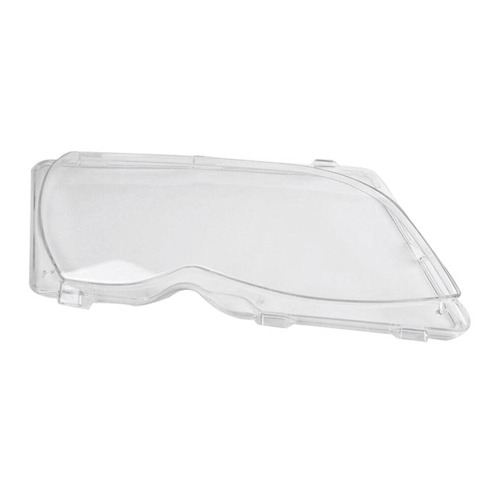 Left Car Headlight Lens Cover Lamp Shade For Bmw E46 3-Series 4-Doors