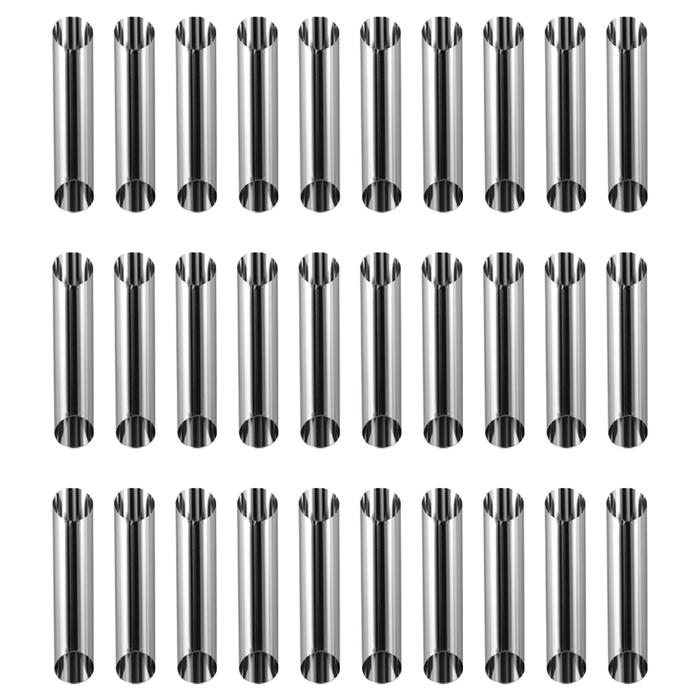 30Pcs Stainless Steel Non-Stick Cream Horn Danish Pastry Molds Pastry