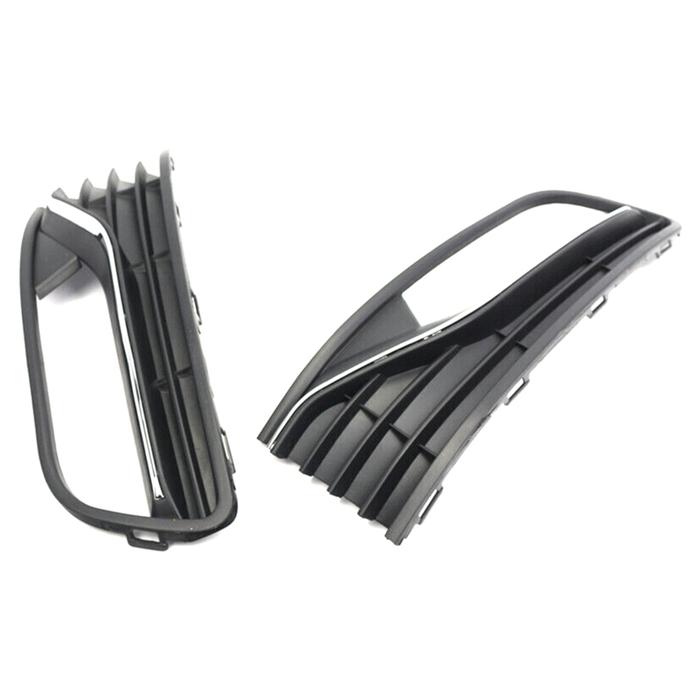 Front Bumper Lower Left And Right Fog Light Cover Grills For Vw Polo
